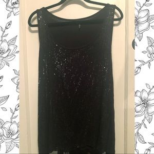 Maurice’s Black Sequin Tank